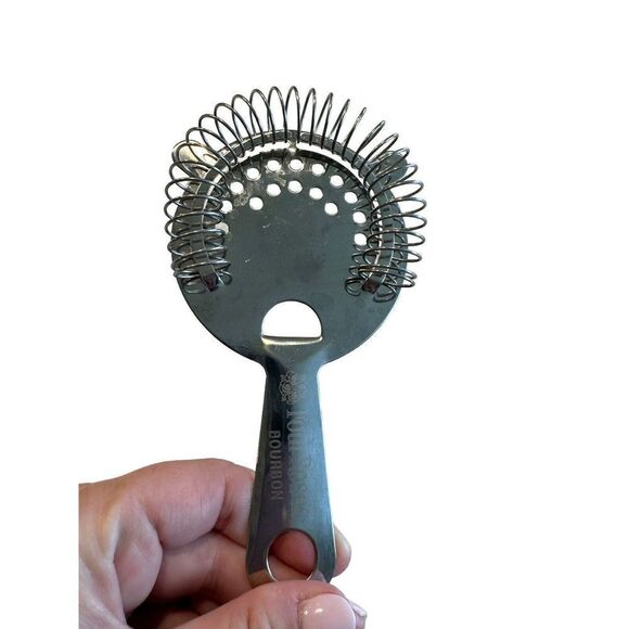 Four Roses Bourbon Cocktail Ice Strainer Bar ware Tool 2 Prong - Picture 2 of 2